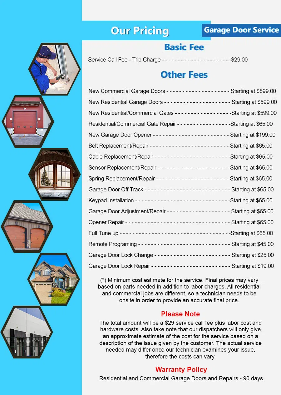 Neighborhood Garage Door Service Salt Lake City, UT 801-899-7292